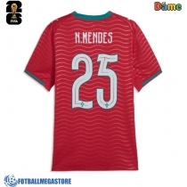 Fotballdrakt Dame Portugal Nuno Mendes #25 Hjemmedrakt VM 2026 Kortermet